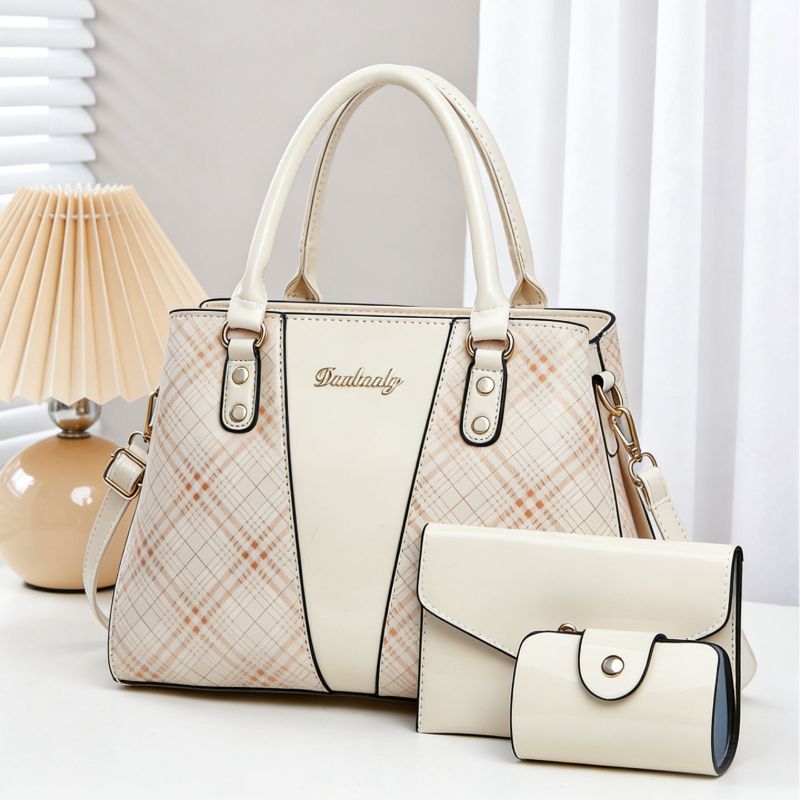 Women'S Bags Handbags - 3-piece Women's Bag Set with Printed