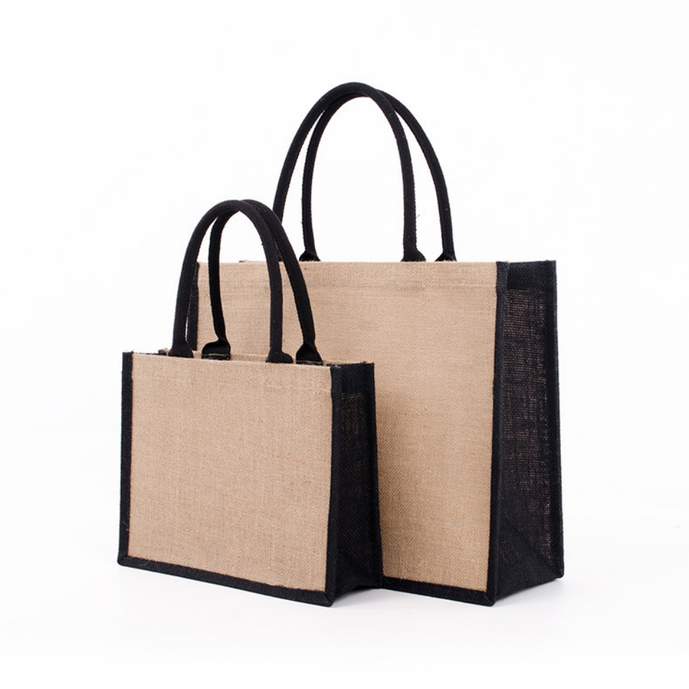 Women'S Reebok Bags - Burlap Jute Eco-friendly Shopping Bag Vintage