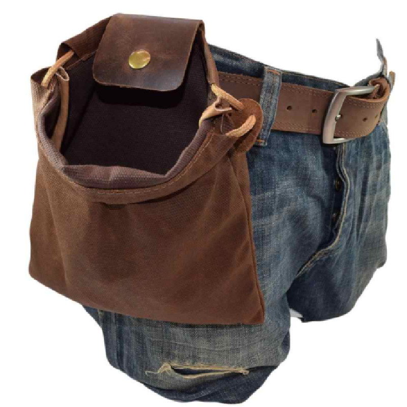 Women Bags Europe - Medieval Suede Pouch Coin Bag Belt