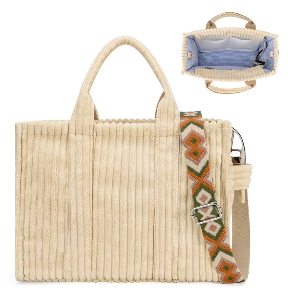 Corduroy Tote Bag for Women Mu - огляд і ціна Women'S Tote Bags For Work