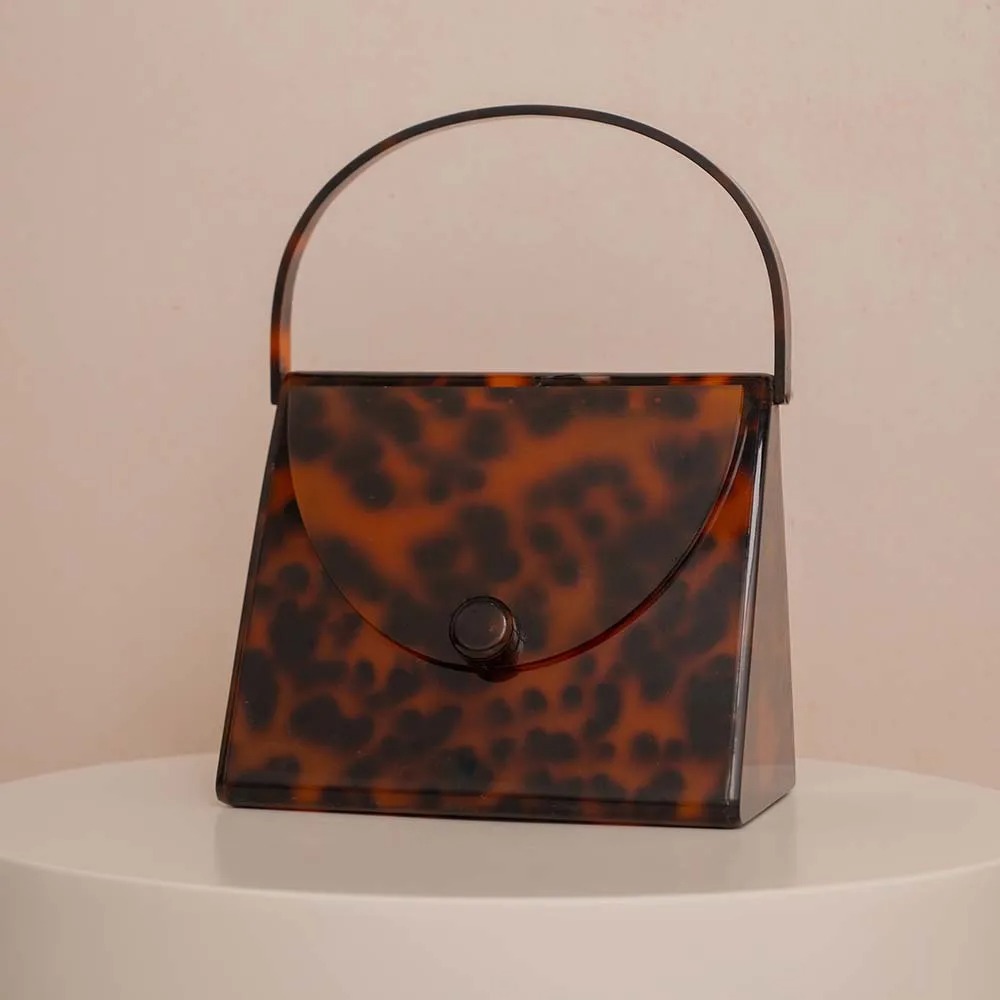 New Arrival Glossy Retro Leopa - огляд і ціна Tortoiseshell Bag Acrylic