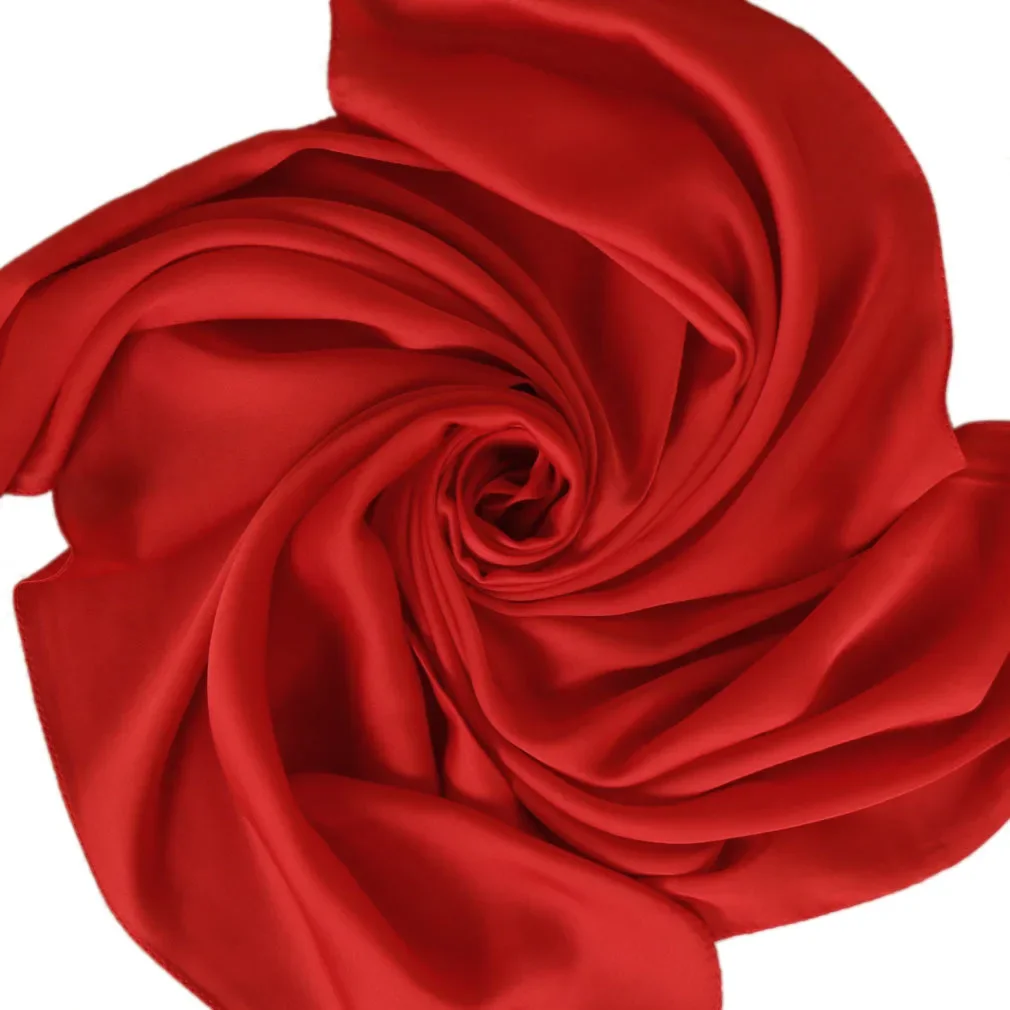 Satin Scarf Women 70cm Solid C - огляд і ціна Women Bags Wholesale