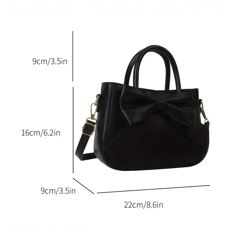 Elegant Black Bow Handbag for  - огляд і ціна Women Bags Work