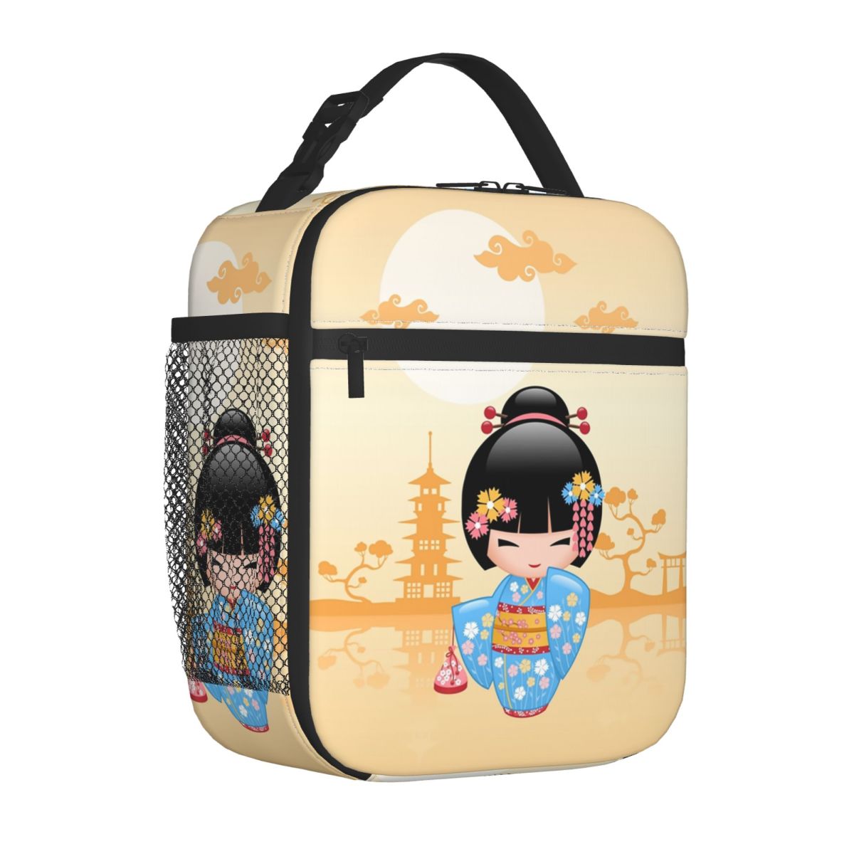 Japanese Maiko Kokeshi Doll In - огляд і ціна Women Bags Vector