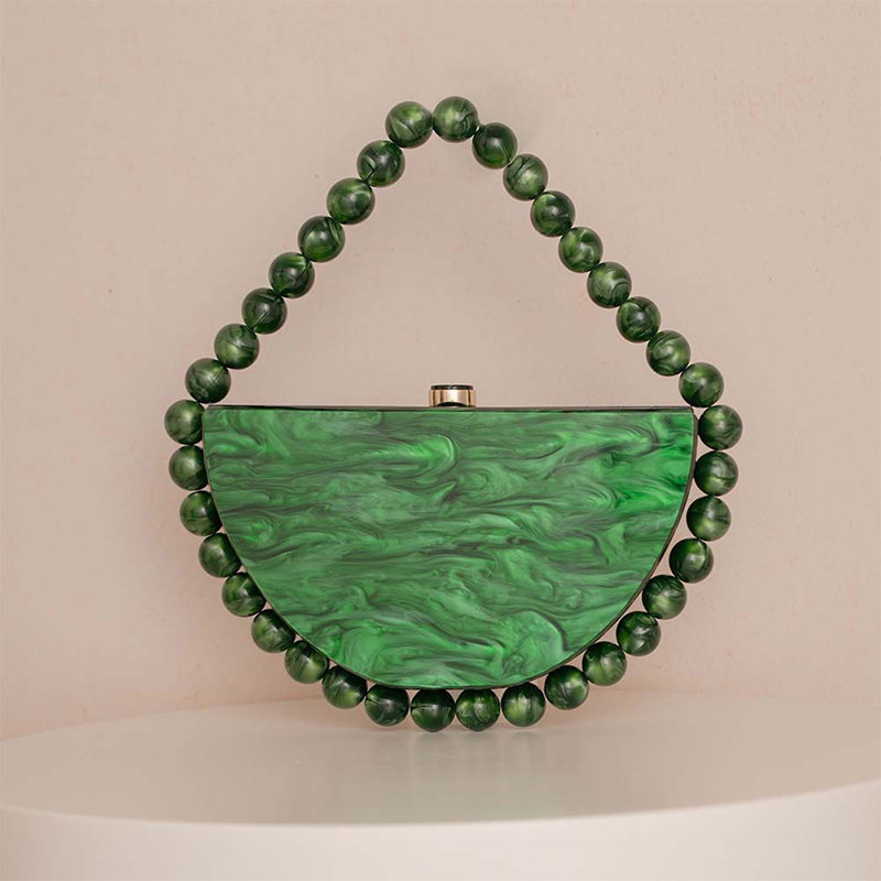 Luxury Pearlescent Bead Chain  - огляд і ціна Tortoiseshell Bag Acrylic