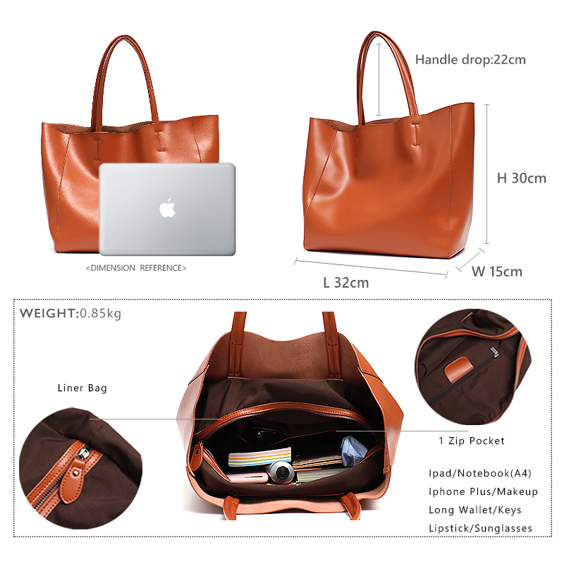 Minimalist Big Tote Bag Women  - огляд і ціна Women'S Tote Bags For Work