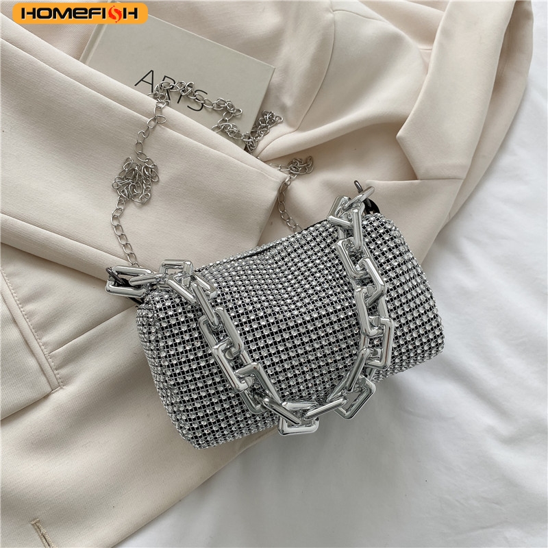 HOMEFISH Sparkling Rhinestone  - огляд і ціна Mini Purse Chain