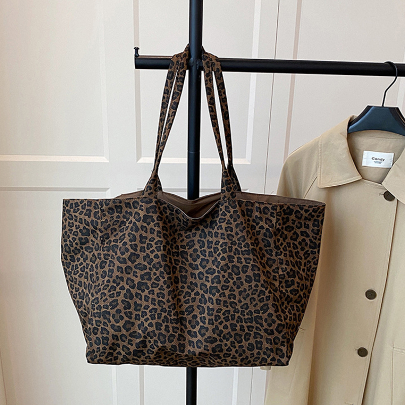 Women Leopard Print Tote Bag Y - огляд і ціна Women Bags Work