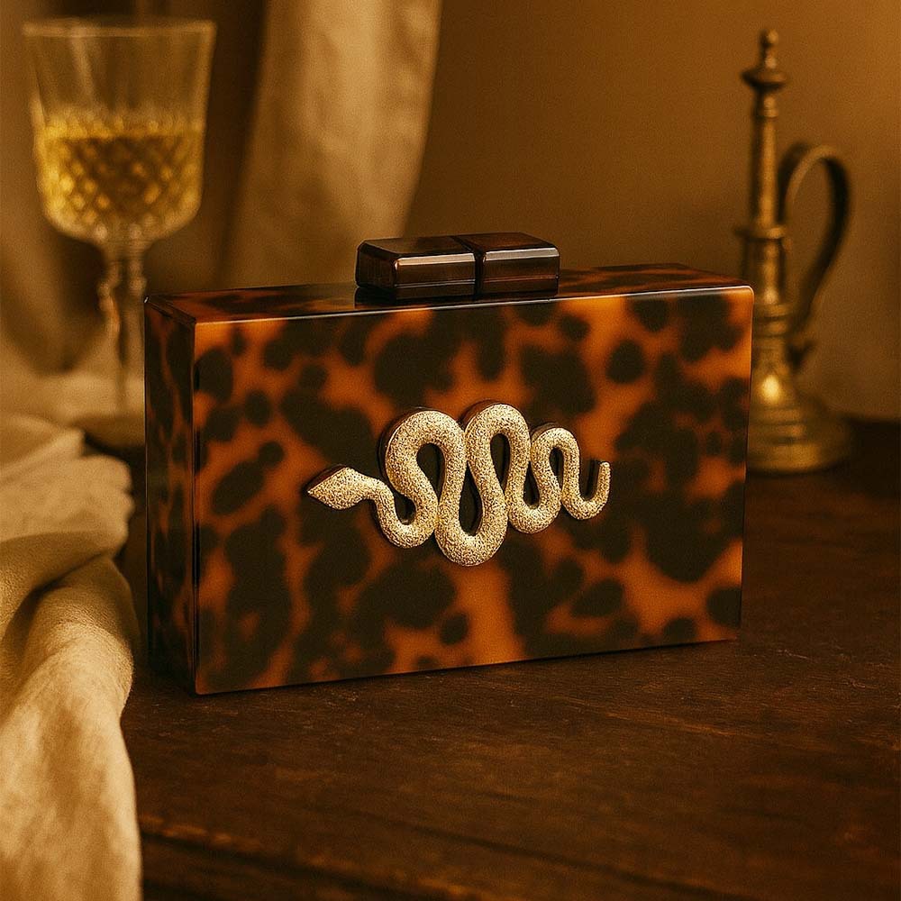 Women's Banquet Bag Retro Leop - огляд і ціна Tortoiseshell Bag Acrylic