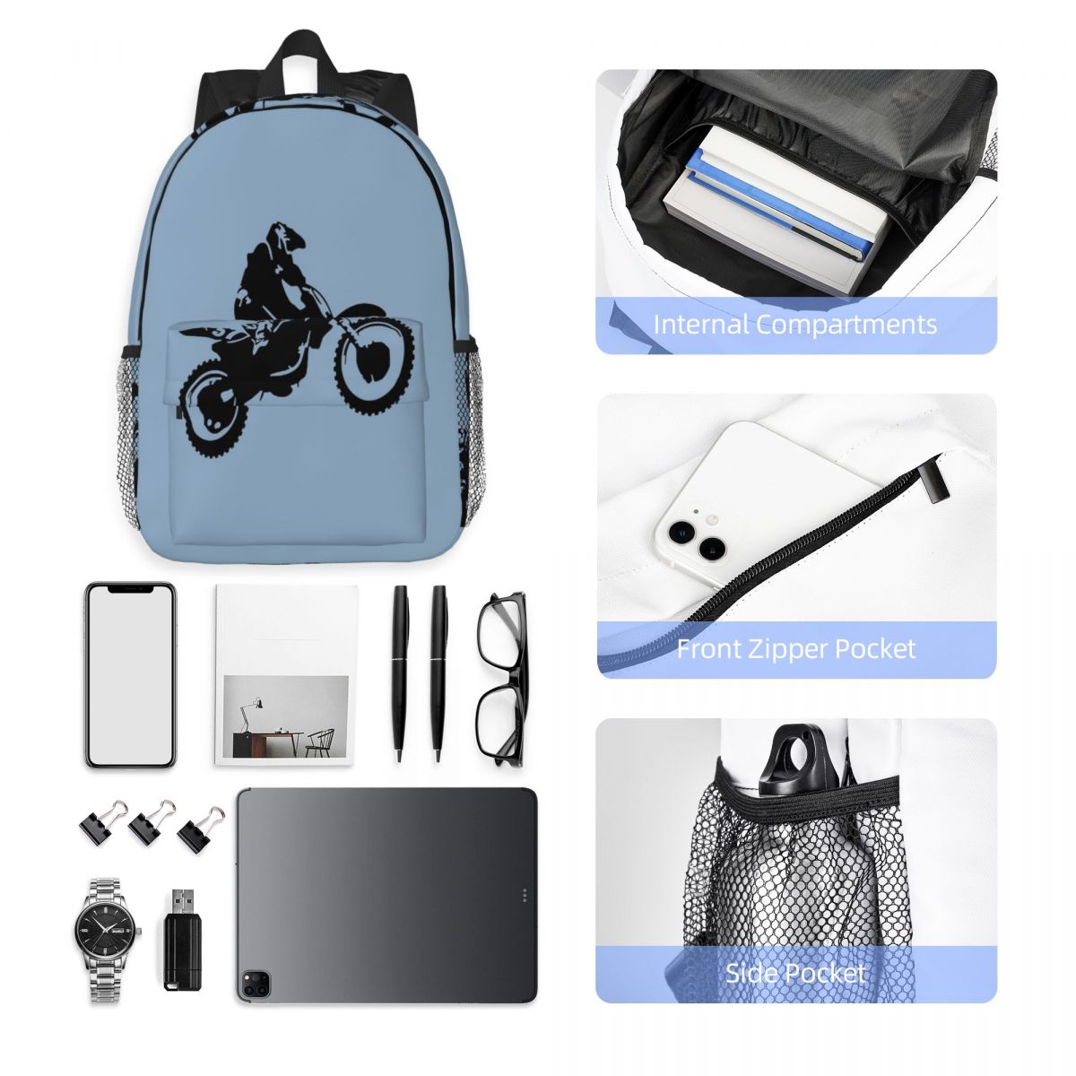 Moto X Dirt Bike Monotone Vect - огляд і ціна Women Bags Vector