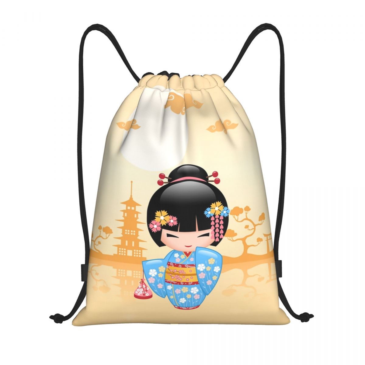 Japanese Maiko Kokeshi Doll Dr - огляд і ціна Women Bags Vector