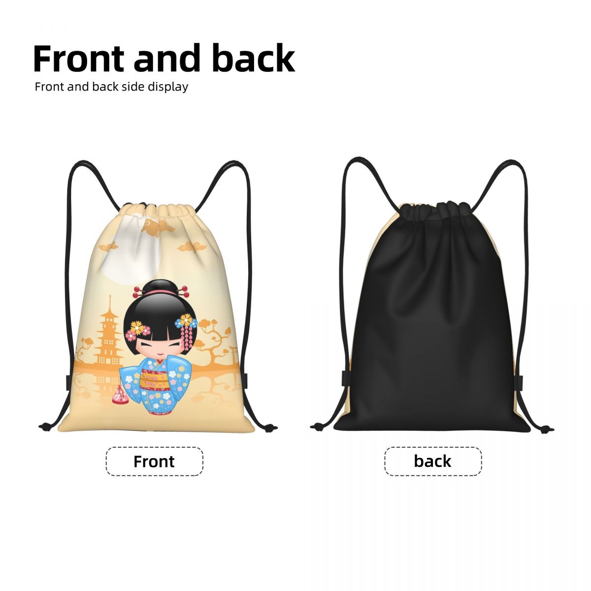 Japanese Maiko Kokeshi Doll Dr - огляд і ціна Women Bags Vector