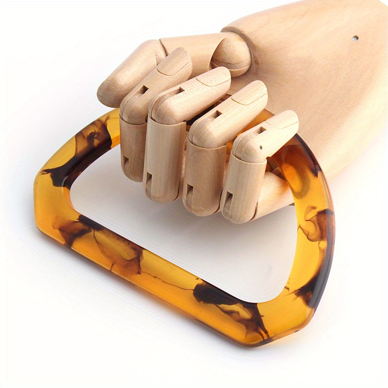 2PCS D-shaped acrylic tortoise - огляд і ціна Tortoiseshell Bag Acrylic