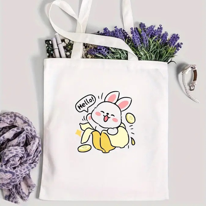 Cute Panda Print Canvas Tote B - огляд і ціна Women'S Reebok Bags