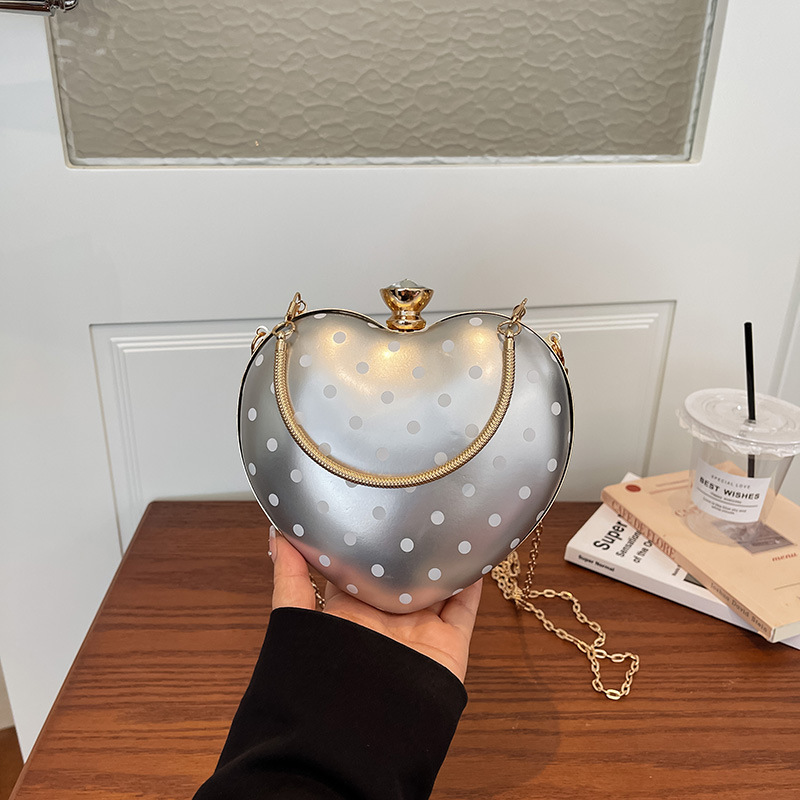 Cute Heart Shape Mini Bags Swe - огляд і ціна Mini Purse Chain