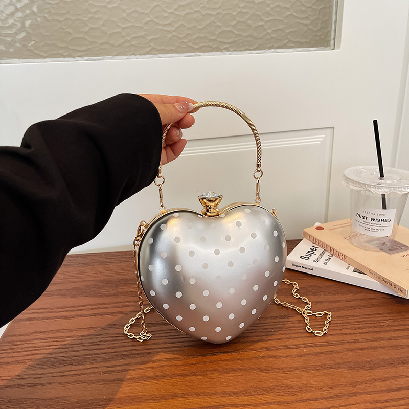 Cute Heart Shape Mini Bags Swe - огляд і ціна Mini Purse Chain