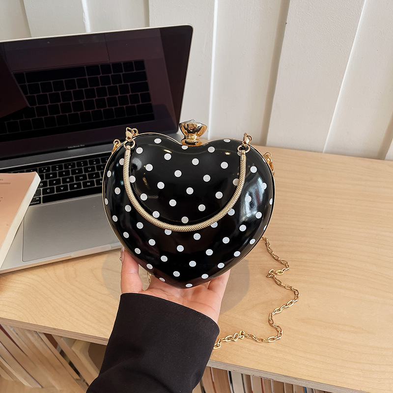 Cute Heart Shape Mini Bags Swe - огляд і ціна Mini Purse Chain