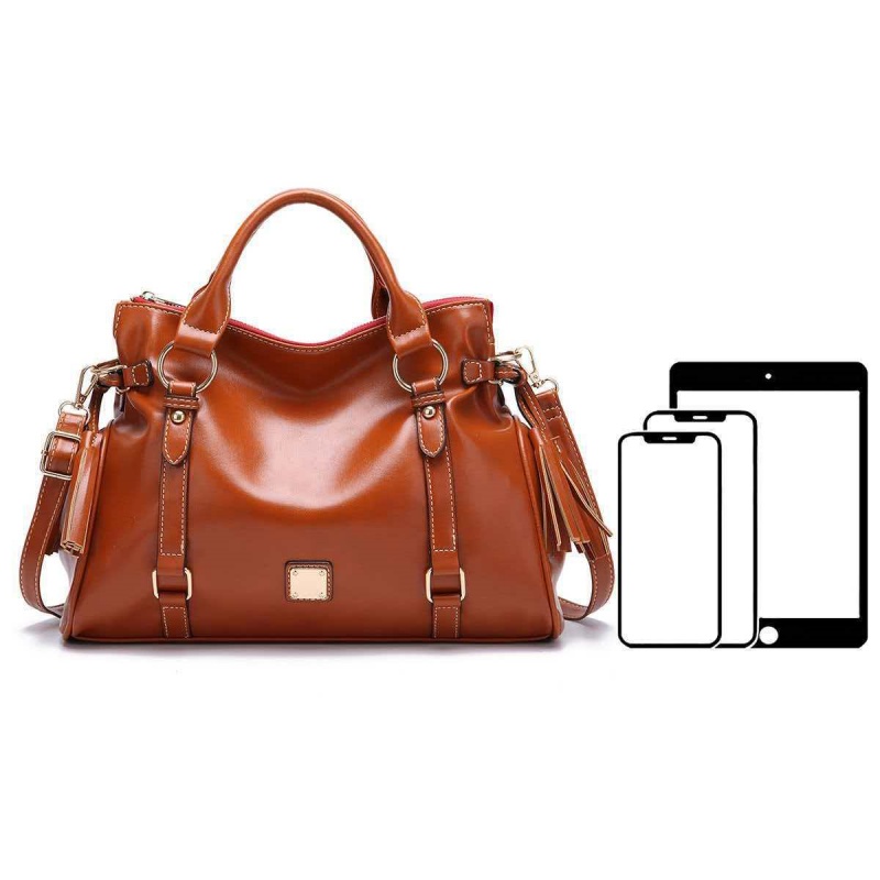 Retro Soft Leather Women's Lar - огляд і ціна Women'S Work Bags Designer