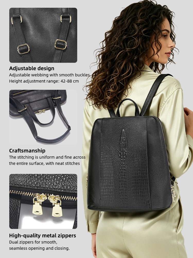 Zency Women's Crocodile Leathe - огляд і ціна Women Bags Work